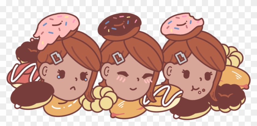 Seiko Kimura Aoi Asahina Ruruka Andou Danganronpa 3 - Doughnut #755141