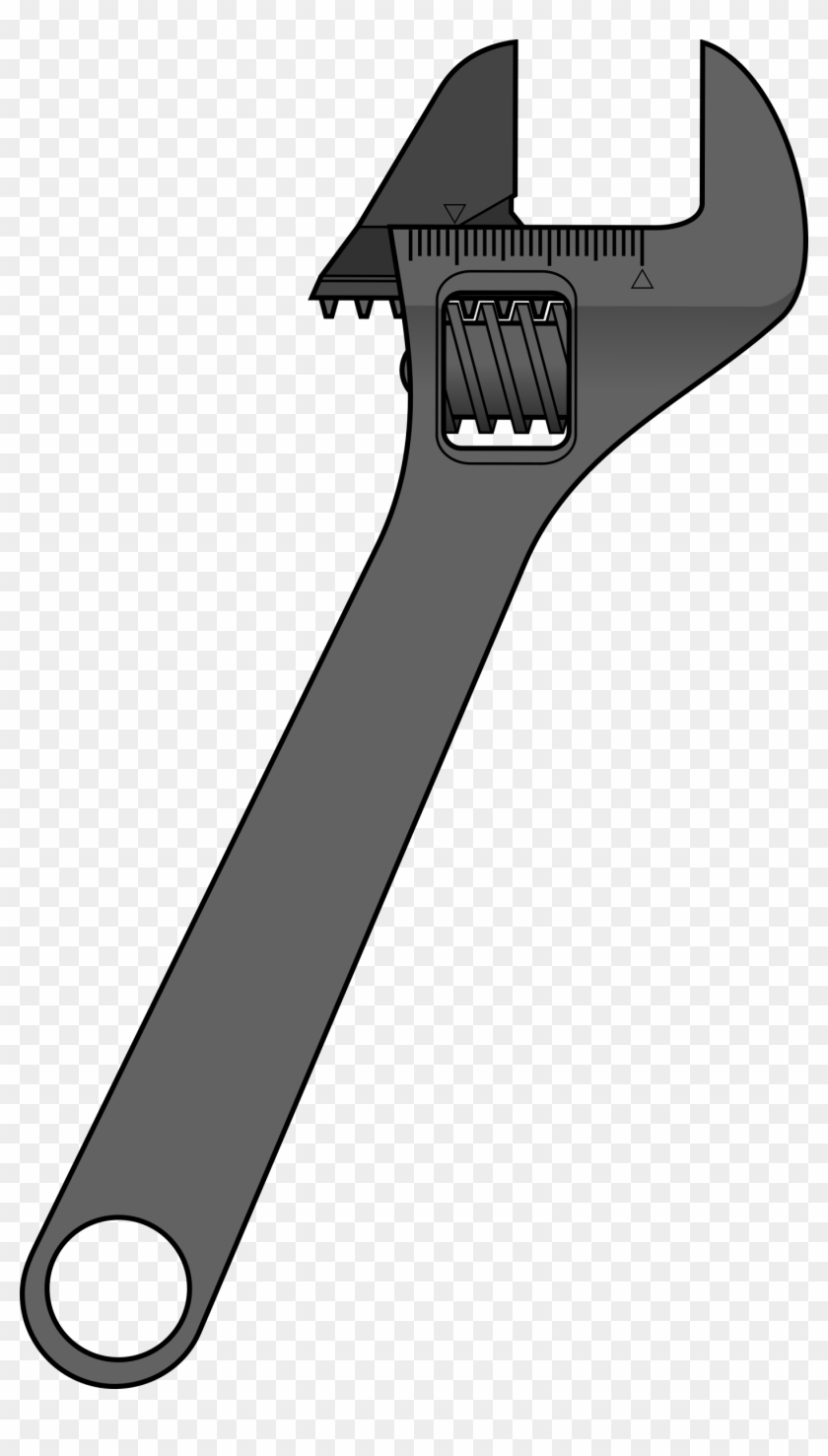 Adjustable Wrench Vector #755169