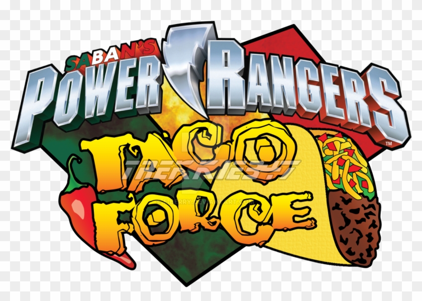 Power Rangers Taco Force Logo By E-berry - Power Rangers Food Force #755252