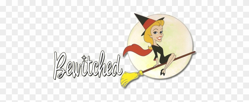 Bewitched Tv Show Image With Logo And Character - Bewitched #755334