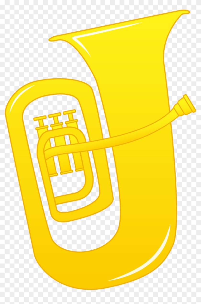 Tuba Clip Art - Cartoon Tuba #755369