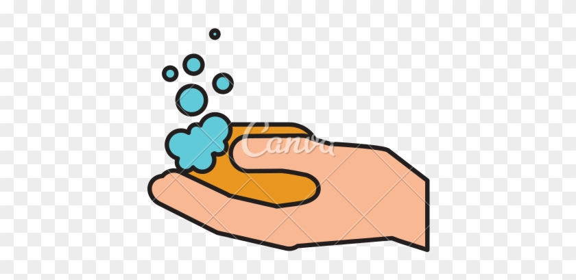 Pin Soapy Hands Clip Art - Hygiene #755415