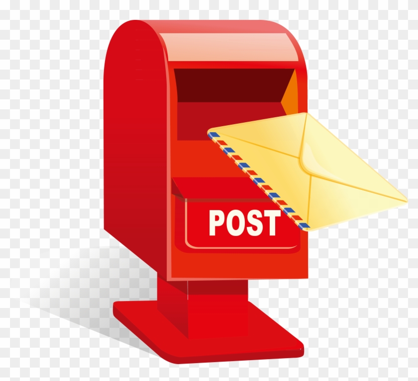 Post Box Letter Box Mail Clip Art - Post Box Clipart #755574