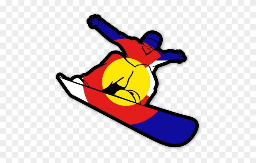 Colorado Snowboard Sticker - Snowboard #755622