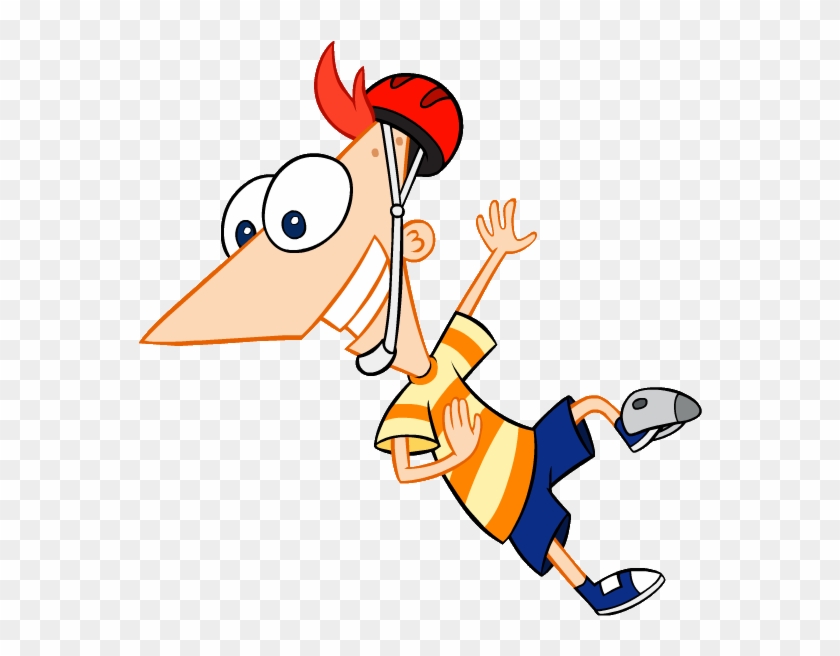 Phineas Snowboard - Phineas E Ferb Png #755669