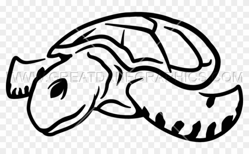 Pin Sea Turtle Clipart Black And White - Sea Turtle #755740