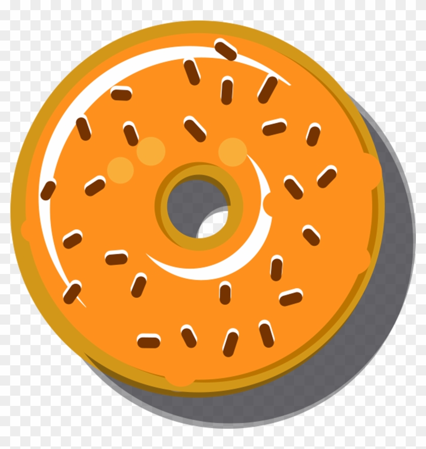 Jazzberry Orange Donut - Circle #755828