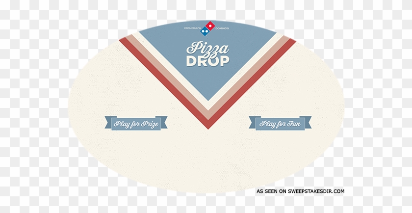 Coca Cola And Domino's Pizza Drop Game - Label #755932