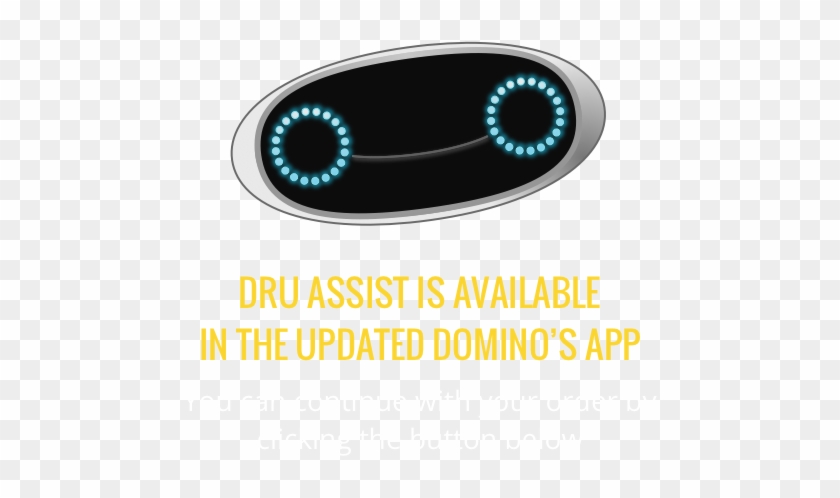 Dru Assist Is Available In The Updated Dominos App - Open Neon Sign Gif #755969