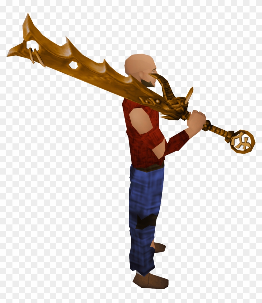 Golden Bandos Godsword Equipped - Bandos Godsword #756071