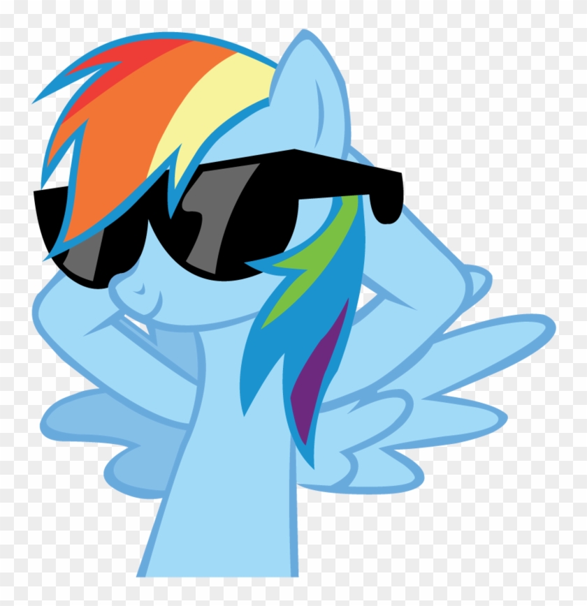 Mlp Rainbow Dash 20% Cooler Vector By Goldfisk - Rainbow Dash 20 Cooler #756164