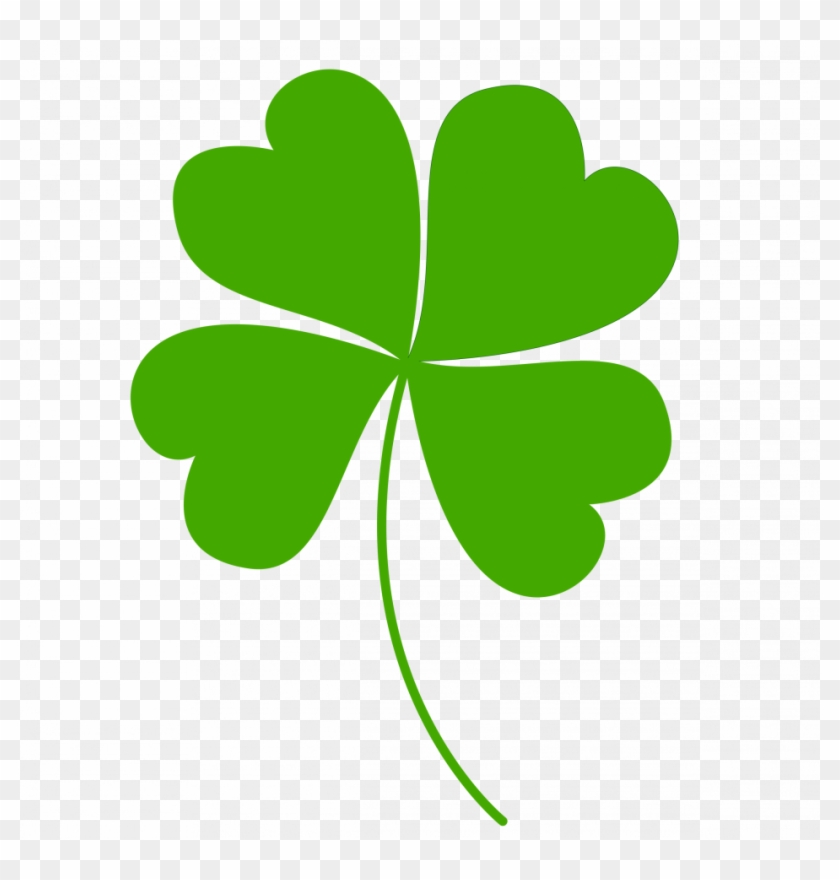 Four Leaf Clover Version Clip Art Simple Four Pictures - Clover Design #756165