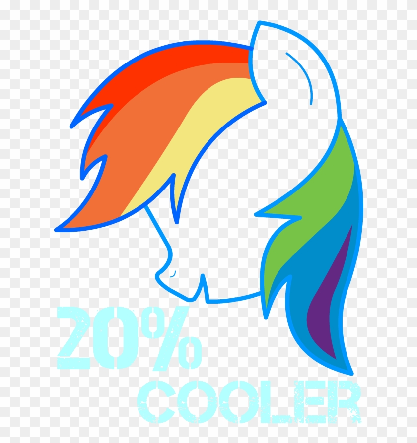 Mlp 20 Percent Cooler T-shirt By Neverfood - Mlp 20 Percent Cooler T-shirt By Neverfood #756184