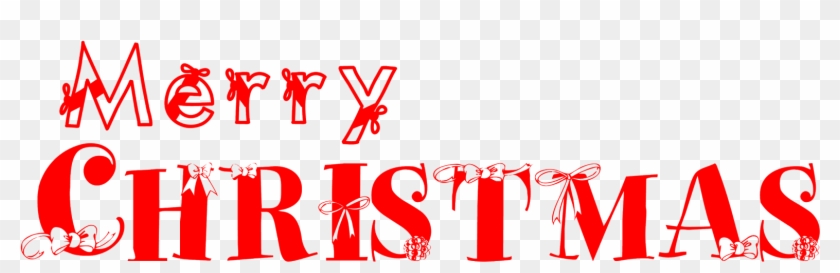 Merry Christmas Text Clip Art - Merry Christmas Hd Text #756437