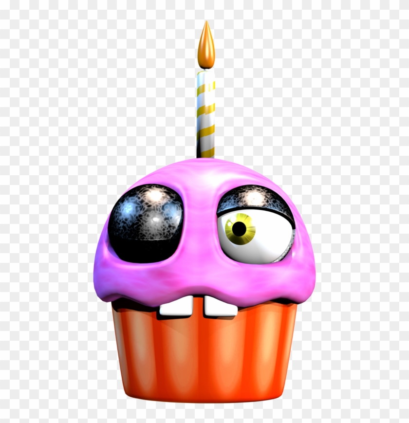 Fnaf 1 Cupcake Render - Birthday Cake #756479