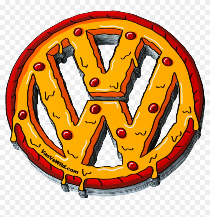 Vw Pizza Sticker - Vw Pizza Sticker #756601