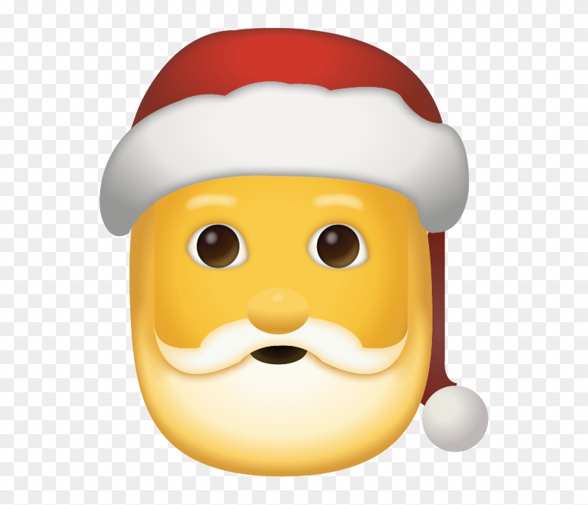 Santa Claus Iphone Emoji Jpg - Santa Claus Emoji Png #756641