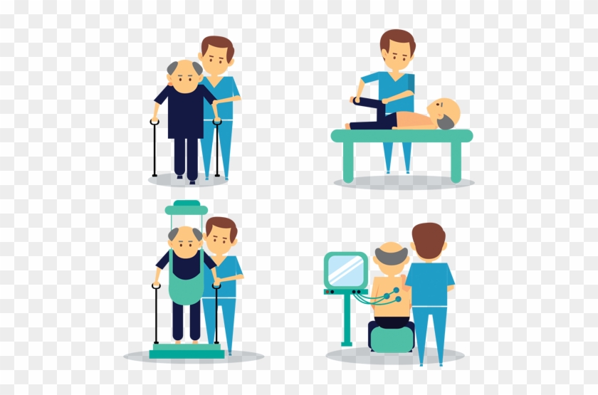 Physiotherapy - Physiotherapist Cartoon #756642