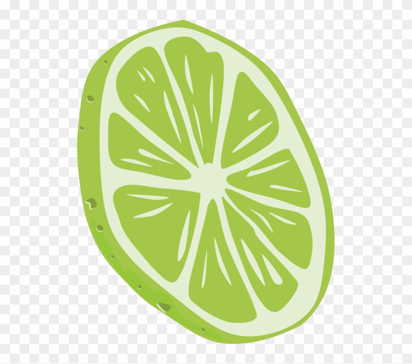 Lemon Key Lime Pie Clip Art - Lime Slice Clip Art #756677