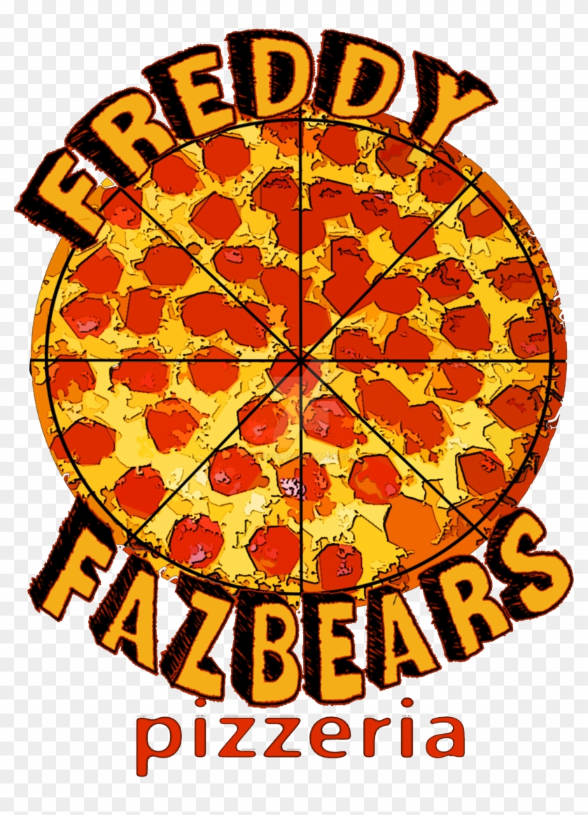 Freddy Fazbear S Pizzeria Logo By Xerinex-d8jfb3b - Freddy Fazbear Pizza Pizza #756706