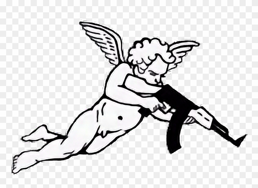 Report Abuse - Cupid With A Gun Tattoo #756766