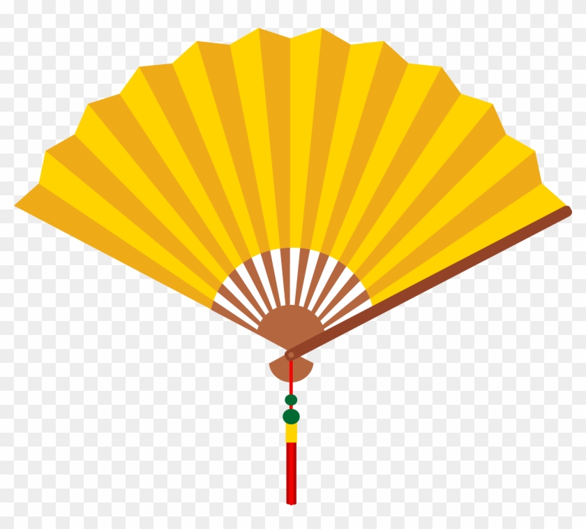 Chinese Clip Art - Hand Fan Cartoon #756878