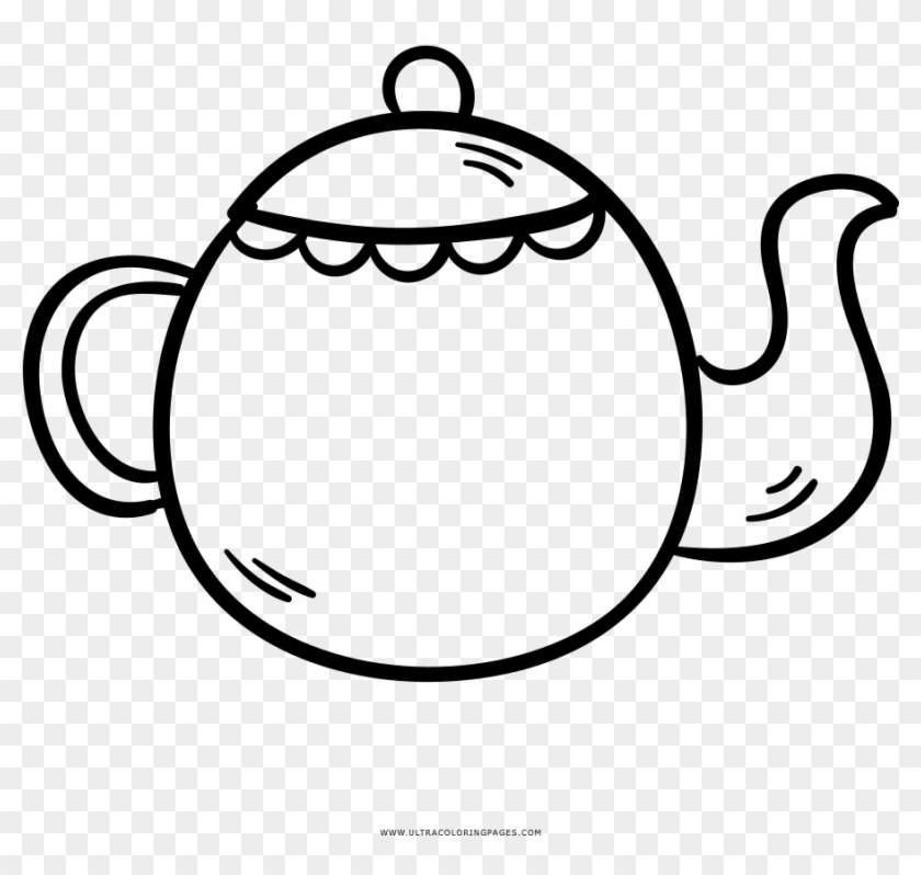 Tea Kettle Coloring Page - Tetera Para Colorear #756912