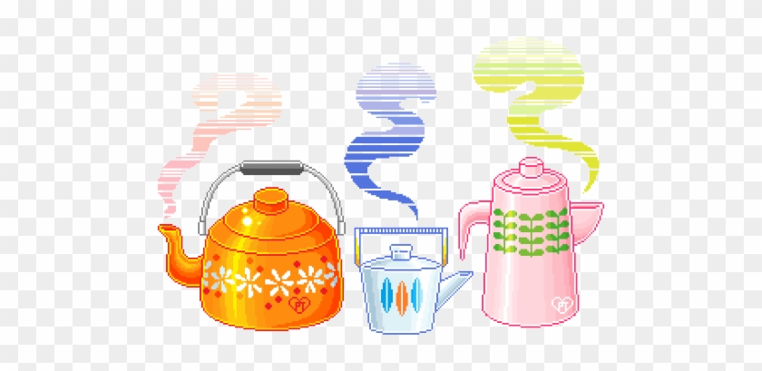 Oldish Painted Kettles - Kettle Pixel #756913