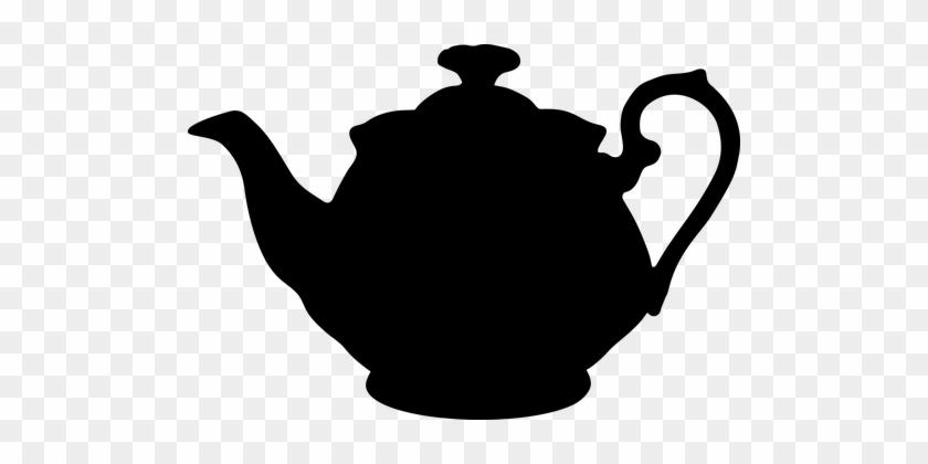 Tea, Teapot, Drink, Beverage, Silhouette - Teapot Silhouette #756914