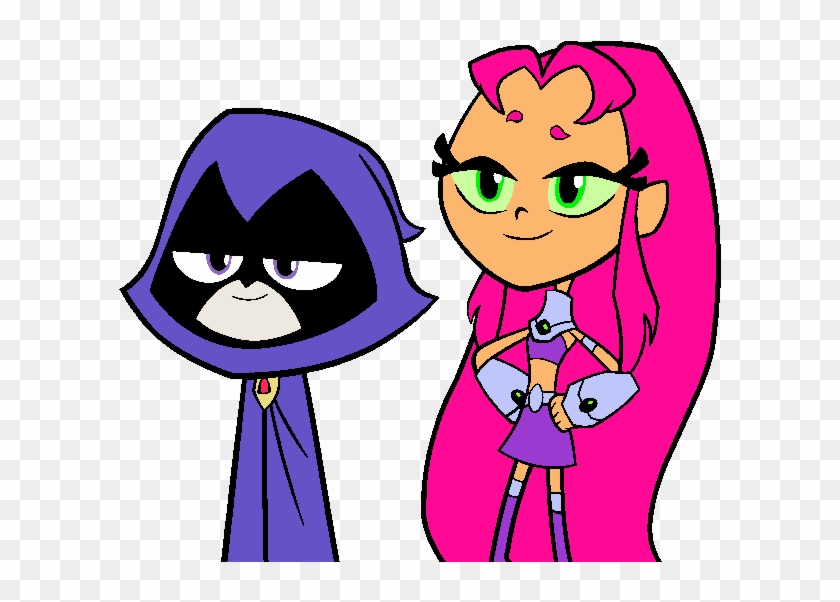 Raven, And Starfire By Pichu8boy2arts - Star Fire Teen Titans Go #756965