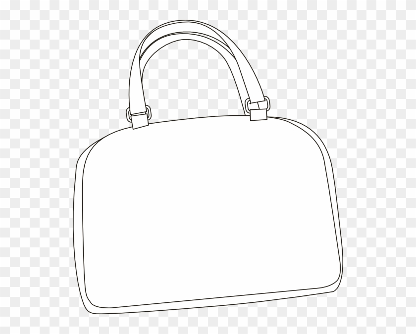 Bag Clip Art At Clker Com Vector Clip Art Online Royalty - White Bag Outline Png #756977