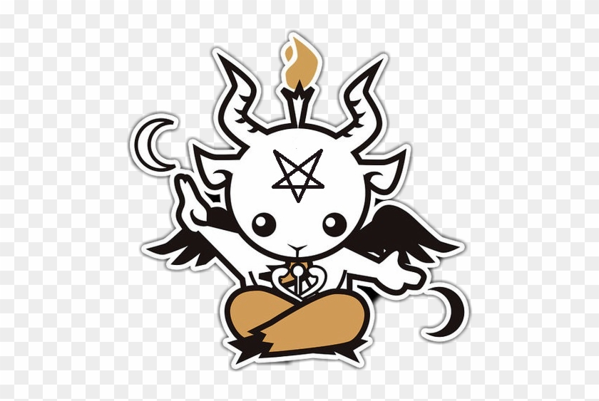 Baphomet Cute Goat Saranism Freetoedit - Baby Baphomet #756981