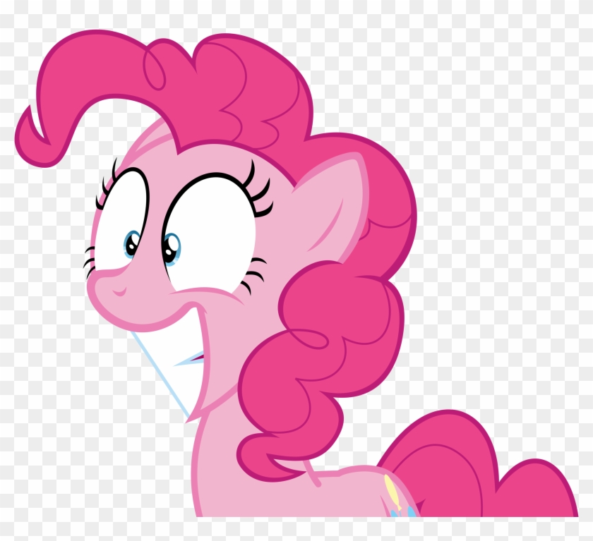 New Pie In Face Clip Art Medium Size - My Little Pony Excited #756986
