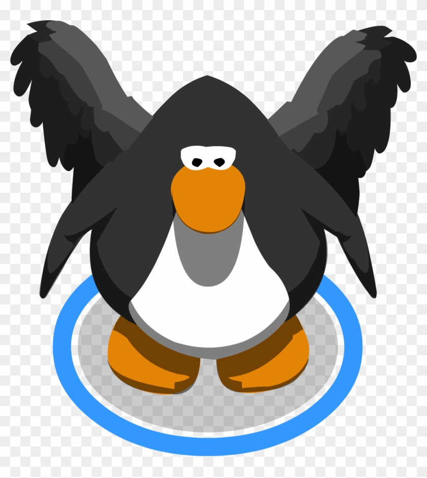 Raven Wings Ingame - Club Penguin 10th Anniversary Hat #756999