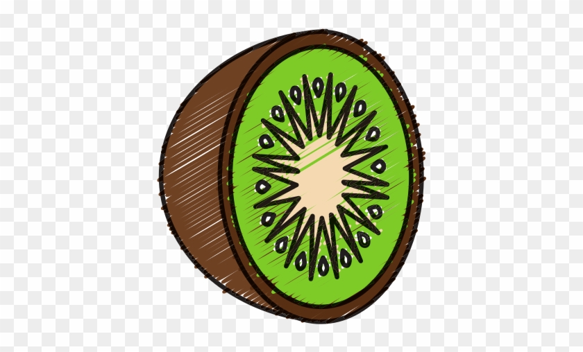 Kiwi Fruit Icon - Circle #757011