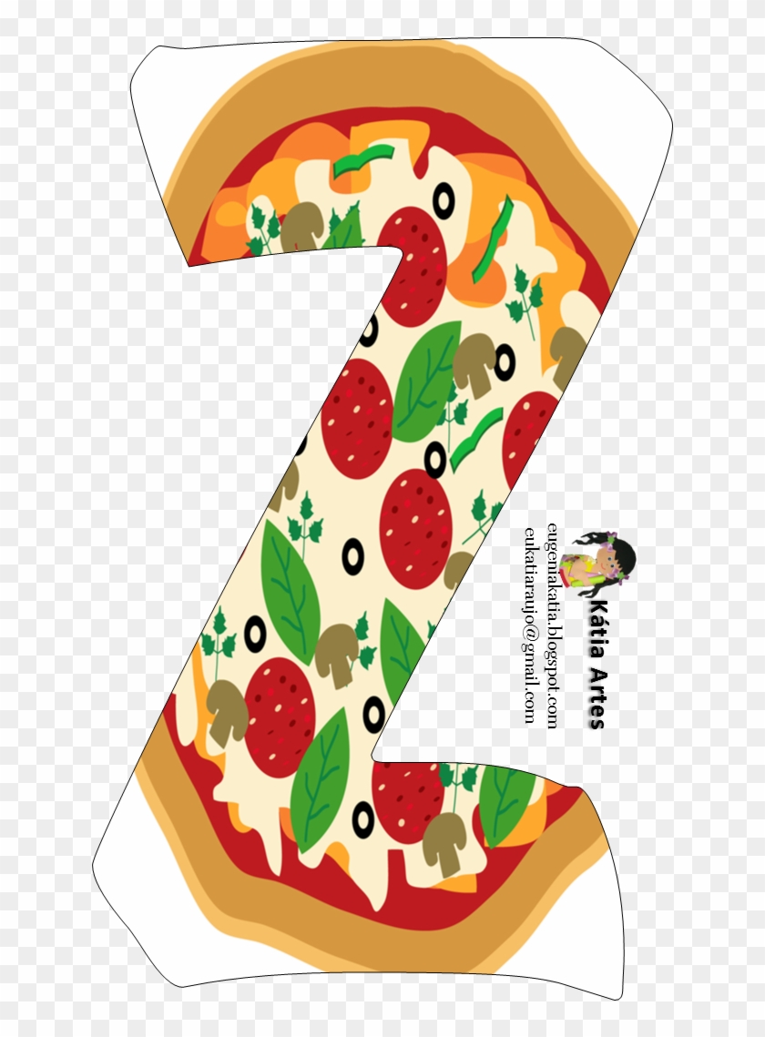 Alfabeto De Pizza - Alphabet #757287