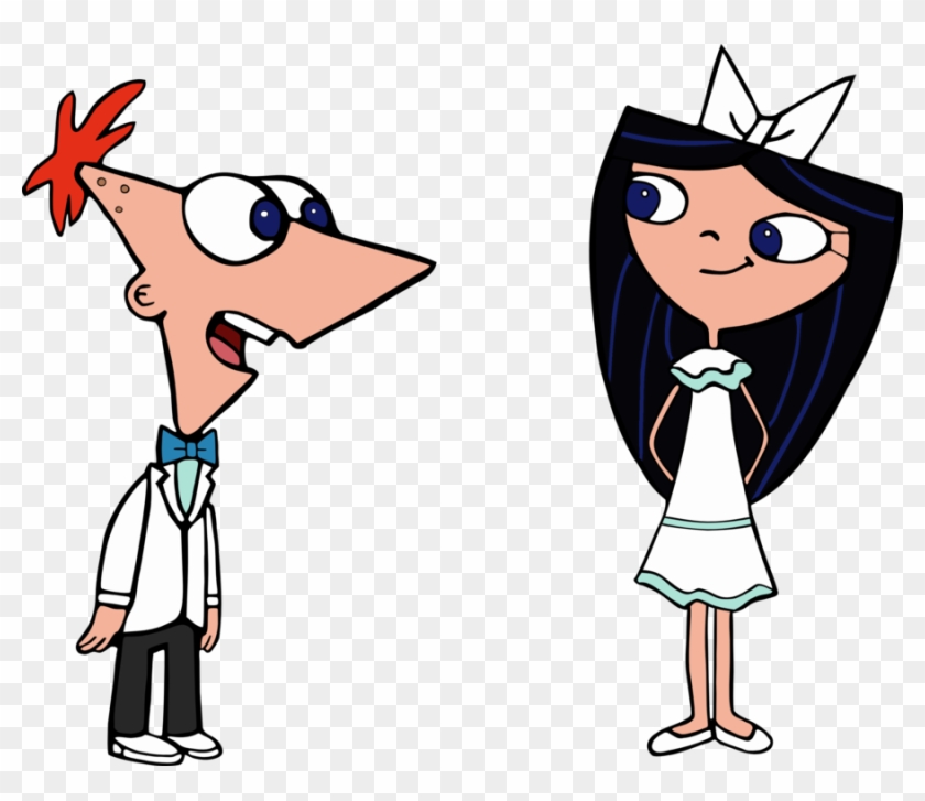 Formal Phineas And Isabella In White Hd By Jaycasey-d57r2cq - Formal Phinea...