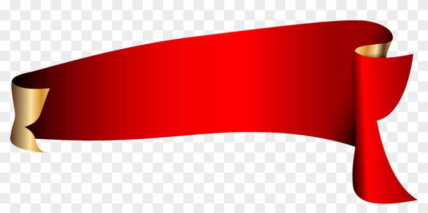 Red Ribbon Red Ribbon - Ribbon Vector Png Transparent #757638