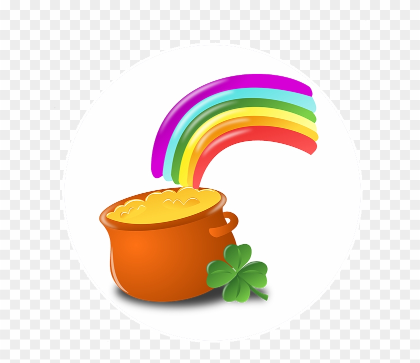 Irish Cross Dark Luck Of The Irish Pot Of Gold - St Patrick's Day Png #757687