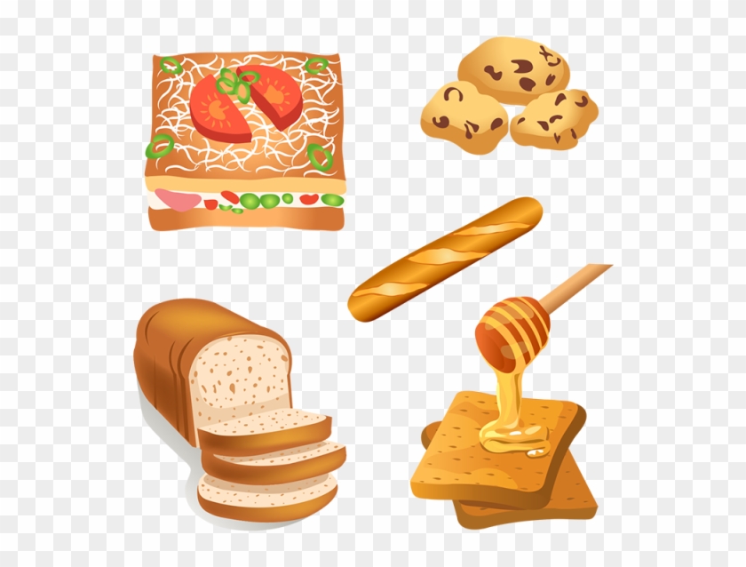 Sandwich, Bread Fast Food Vector Collection, Sandwich, - Breakfast Clip Art #757713
