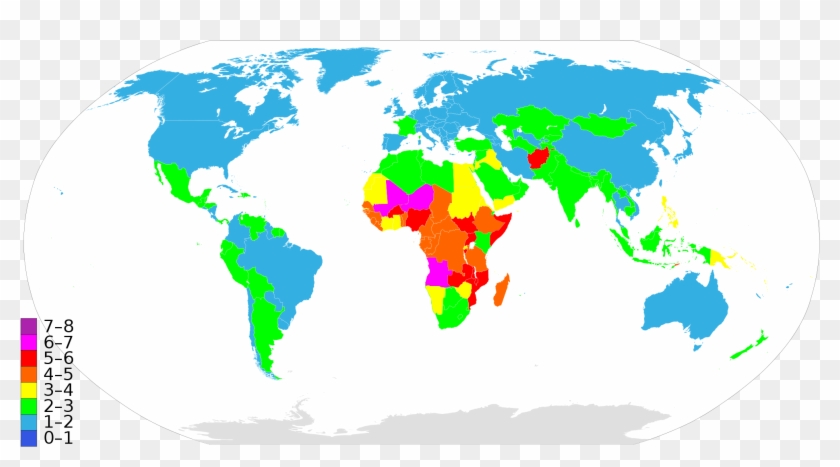 Global - Birth Rate By Country #757719