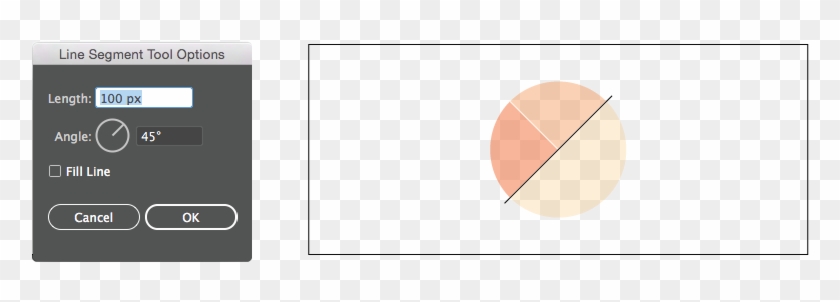 Draw Straight Lines - Circle #757803