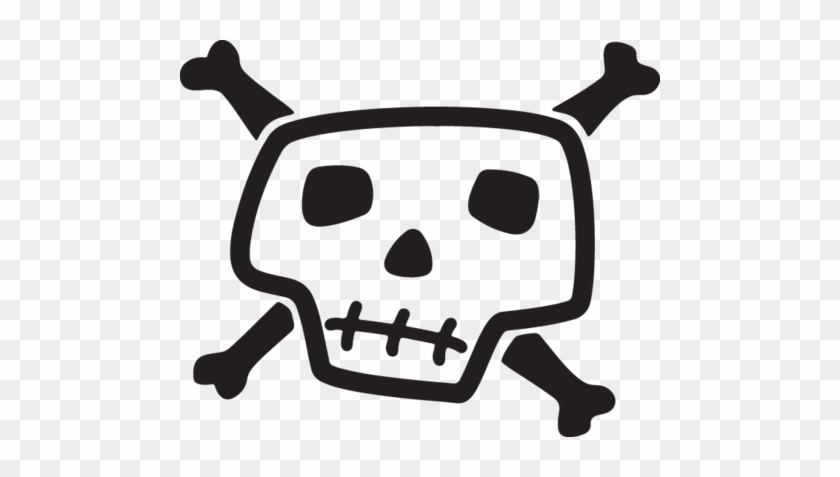 Cartoon Skull And Bones - Skull And Bones Drawing #757850