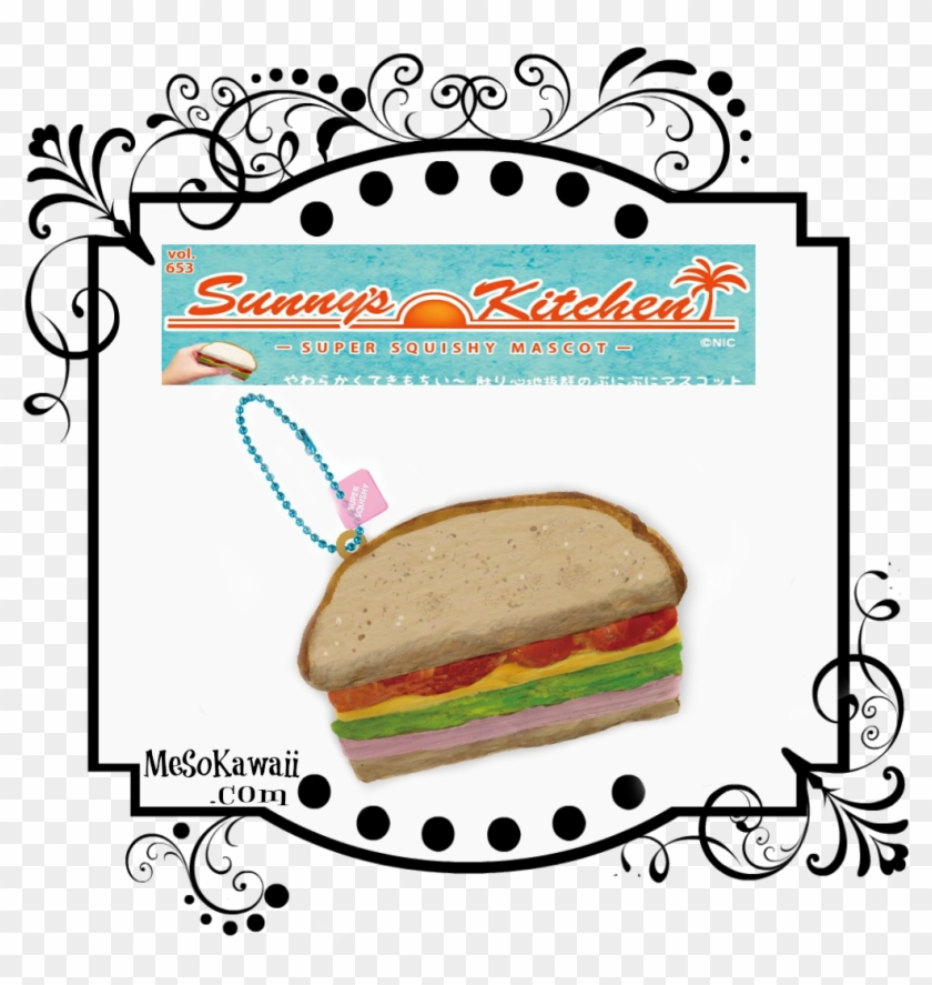 Sunny's Kitchen Sandwich Squishy - Squishy Puni Maru Monkey #757900