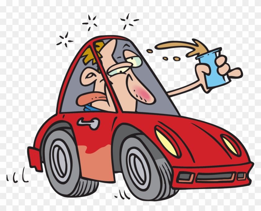 An Alcohol Combination That You Don - Drunk Driver Clipart #757922