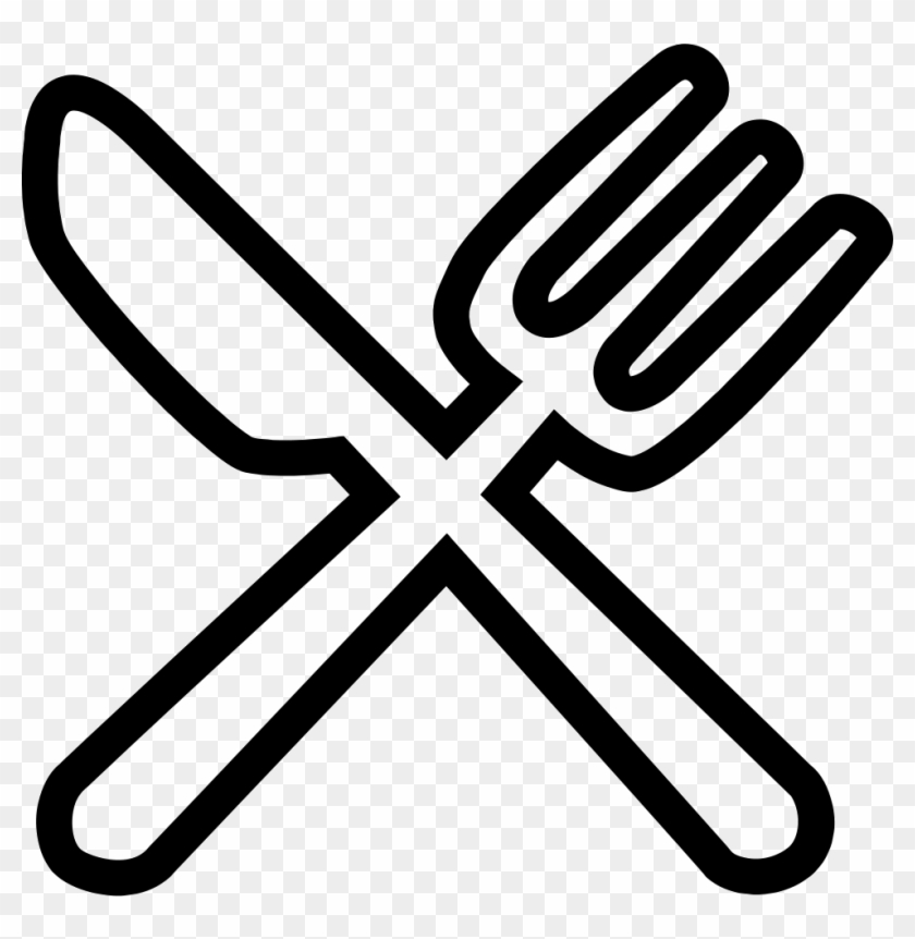 Western Food Comments - Knife And Fork Icon White #757938