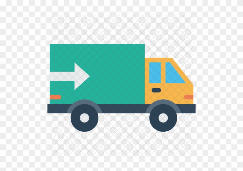 Free Shipping Truck - Export Icon Png #758096