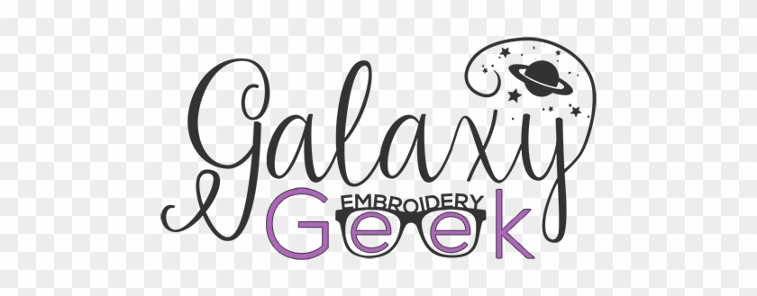 Galaxy Geek Embroidery - Girls Will Be Girls - Tammy Apple Canvas Art Print #758179