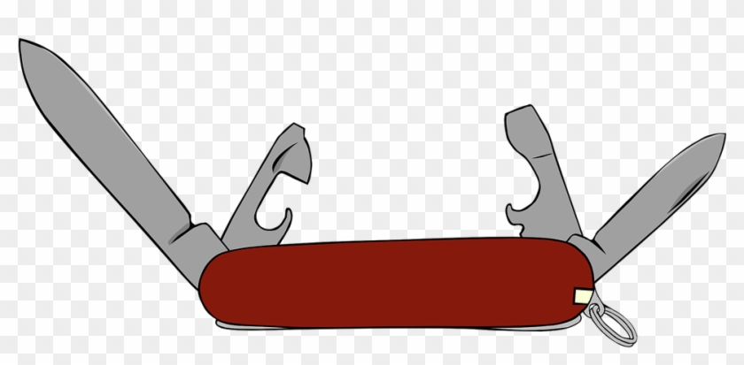 Blade Clipart Tool - Swiss Army Knife Clipart #758233