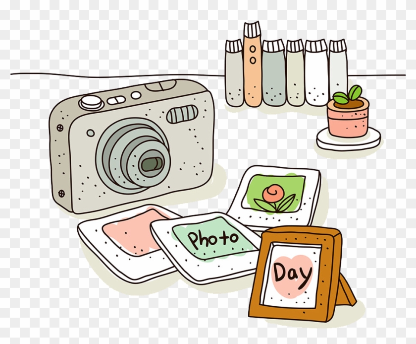 Camera Cartoon Illustration - Camera Cartoon Illustration #758321